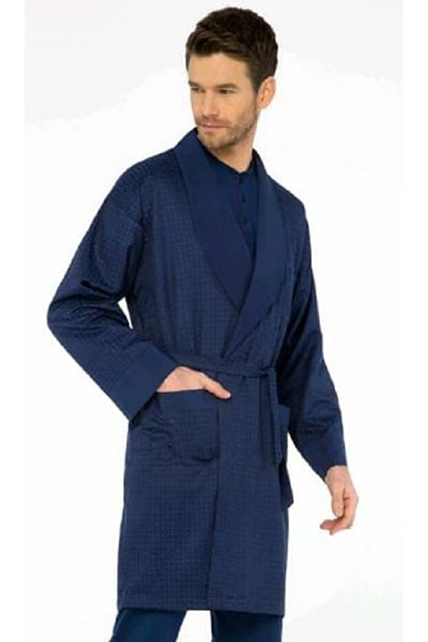 Pi̇jalux Men's Satin Woven Jacquard --Single-- Robdöşambr 31011
