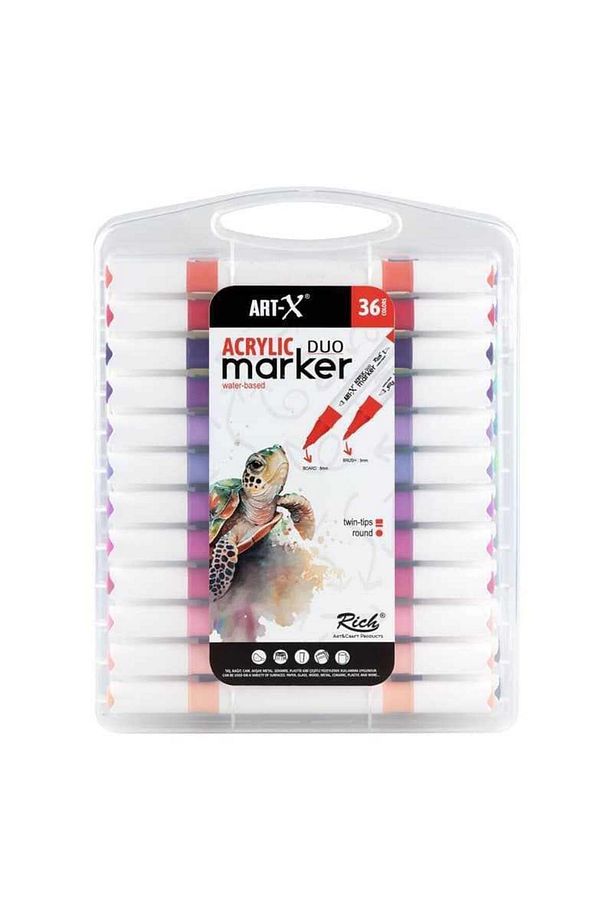 Art-x Acrylıc Marker Duo 36lı Set 18058 - 2