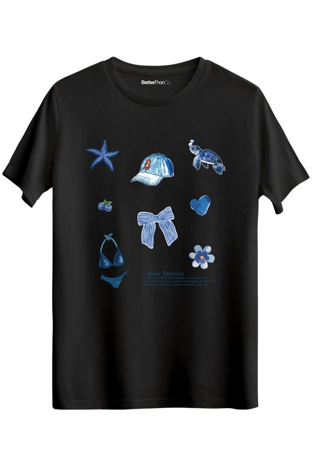 Blue Person - Regular T-Shirt