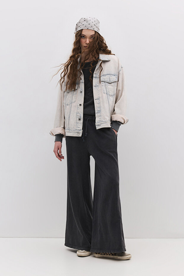 Wide Leg Pocket Sweatpants