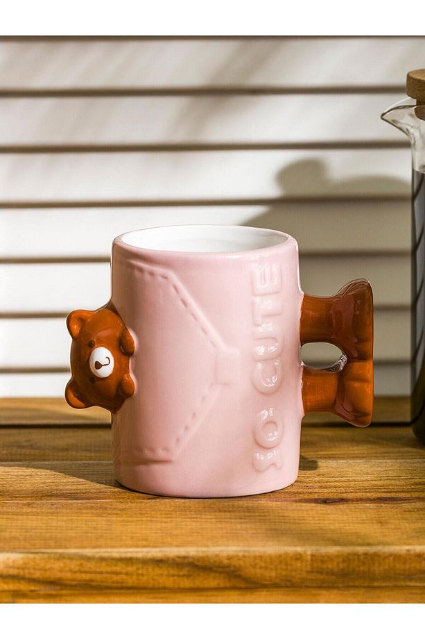 Lcw Home  Ayı Figürlü Seramik Kupa 438 Ml - 1