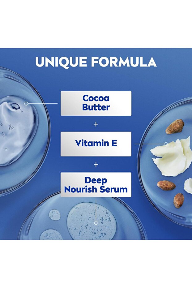 NIVEA Cocoa Body Lotion for Dry Skin, 3 x 400ml - 5