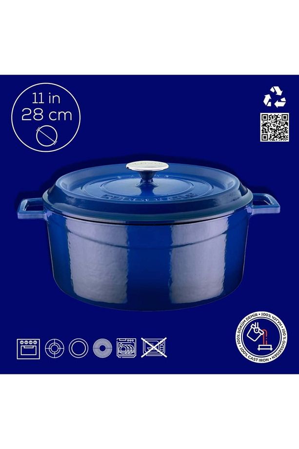 Döküm Yuvarlak Tencere. Trendy Çap(Ø)28cm - 2