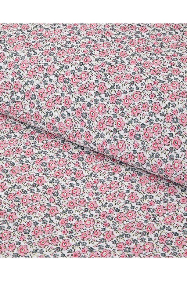 Bright Floral Ecosoft Tek Kişilik Pike 150x220 cm Pembe - 3