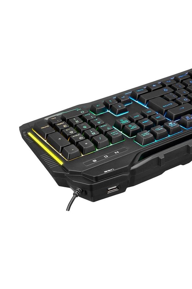 KB-R63 STAGE Makrolu Klavye SMX-R63 RGB Mouse + Mousepad 3lü OYUNCU SETİ - 4