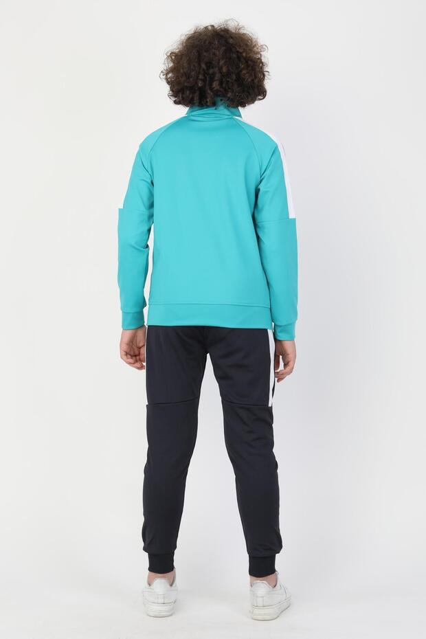 Dalgıç Kumaş Fermuarlı Garson Eşofman Takımı - 4