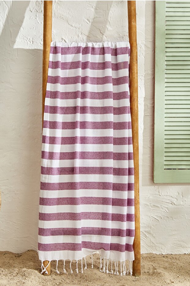 Lina Loincloth Beach Towel Plum