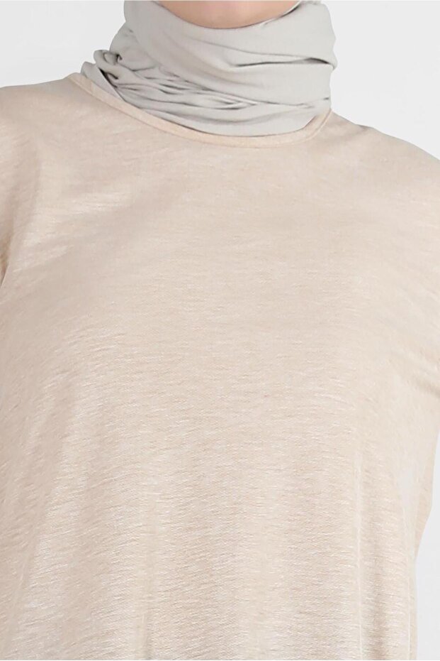 BİSİKLET YAKA DÜZ TUNİK 43941 - 4