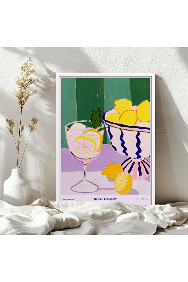 Single Wooden Framed Painting One Piece Poster Painting Tk/1409