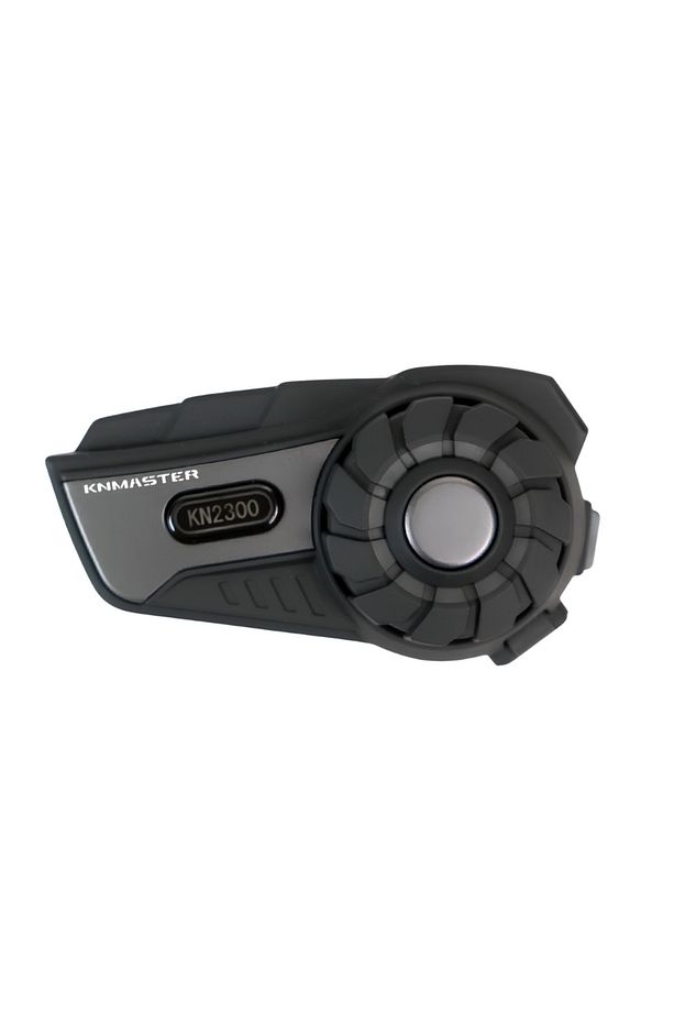 KN2300 Motosiklet Kask İnterkom Bluetooth Intercom Kulaklık Seti Gri - 1