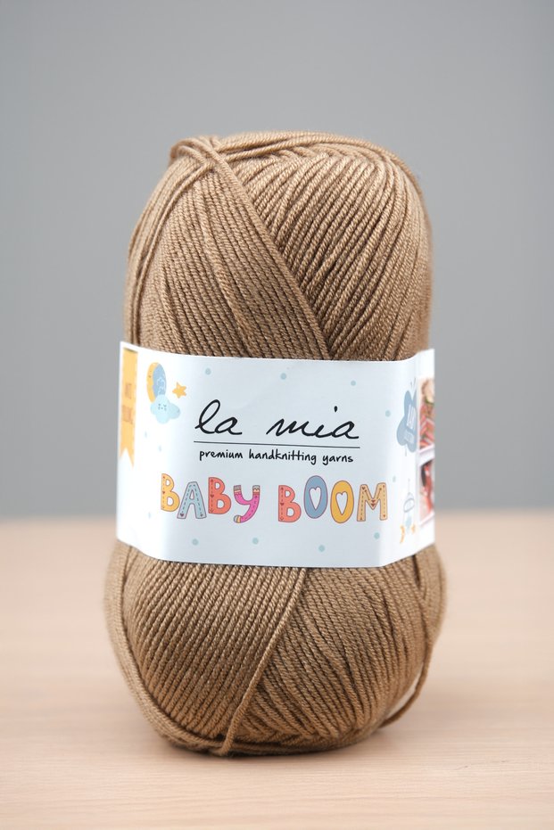 Baby Boom Non-Pilling Premium Baby Rope 250M/100Gr Light Brown-1886