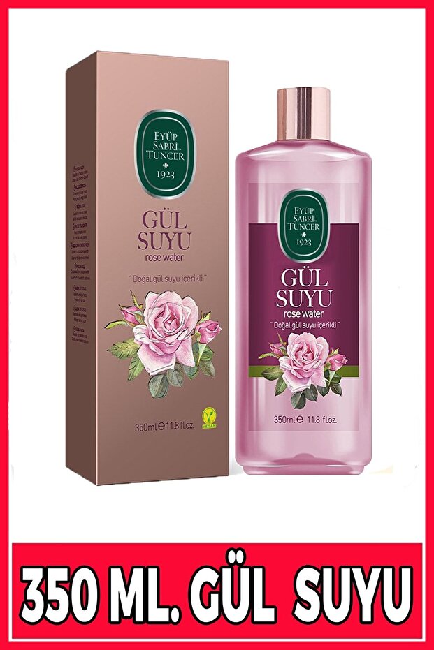 Natural 350ml Pure Rosewater