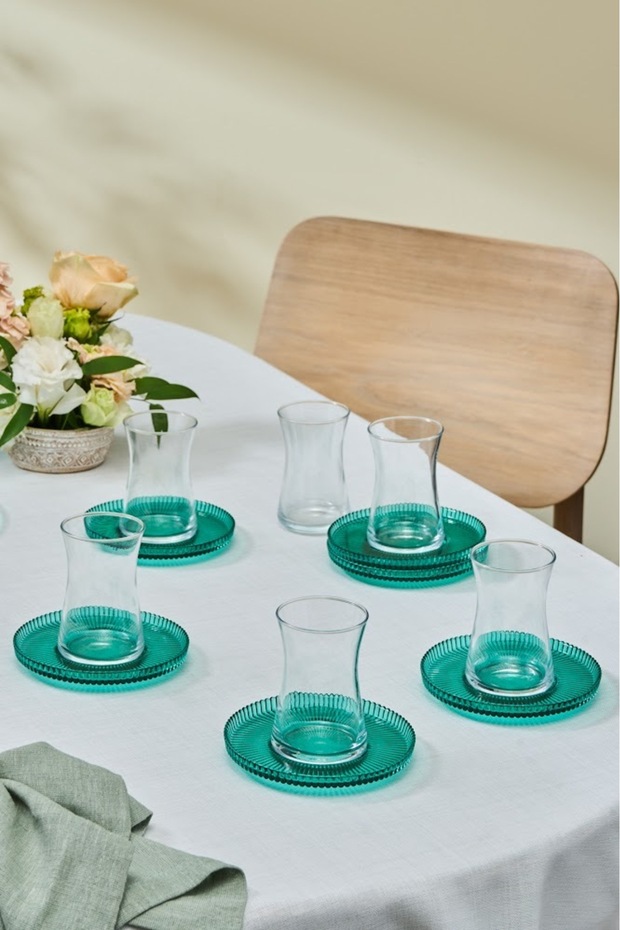 Massimo 6 Kişilk 12 Parça Çay Seti - 5