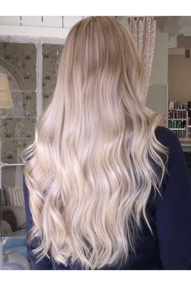 Mikro Kaynak Wavy 100% İnsan Saçı (0.7 Gr) Ombre 50 Adet 55 Cm MK543 - 1