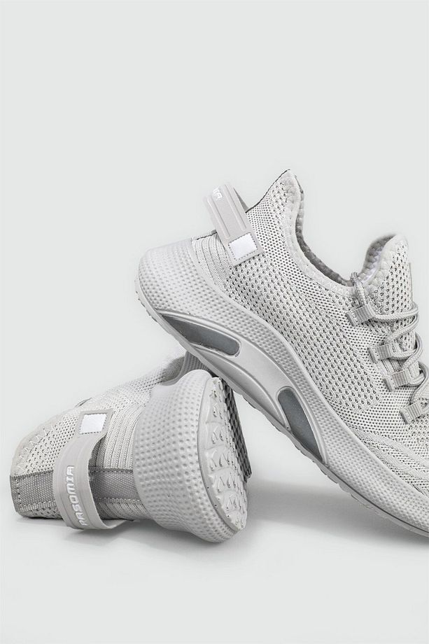 Spor Ayakkabı Sneaker Triko Nefes Alır Yumuşak Taban Bağcıklı Sneaker Unisex - 6
