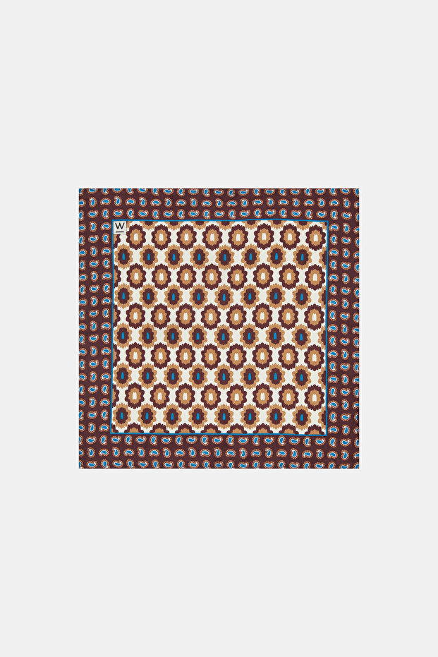 BORDO İPEK MENDİL - 1