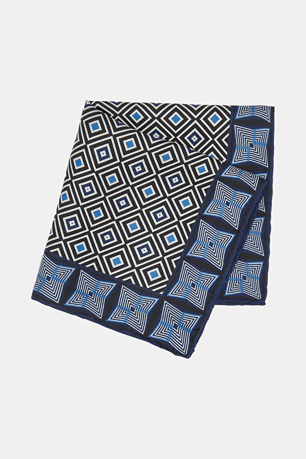 MAVİ İPEK MENDİL - 2