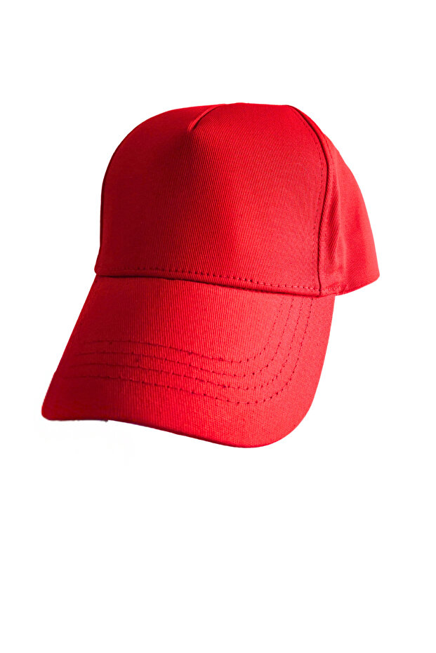 🧢 Red Unisex Sports Hat Summer – Cotton Sweatband & Air Holes