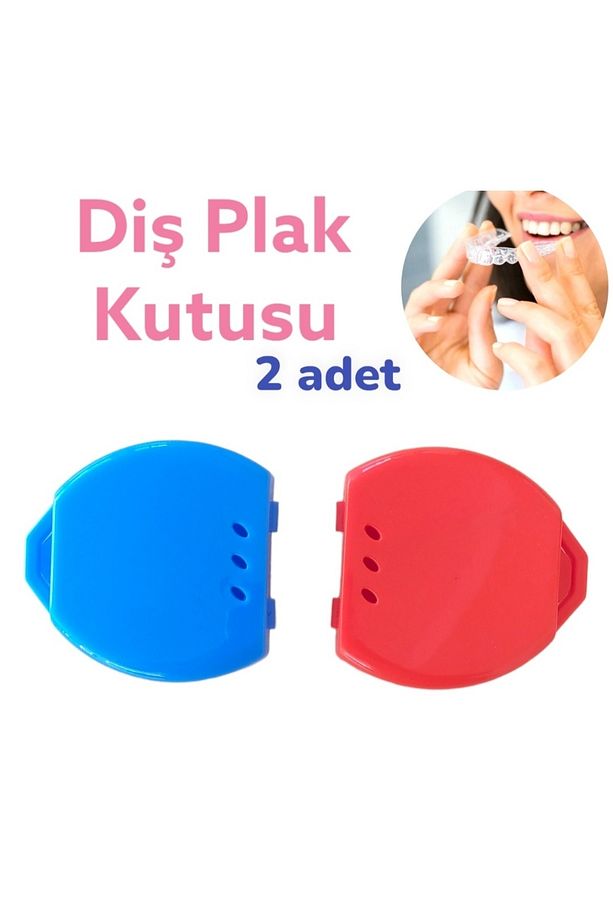 GECE PLAĞI SAKLAMA KUTUSU DİŞ PLAK KABI (2 ADET) - 8