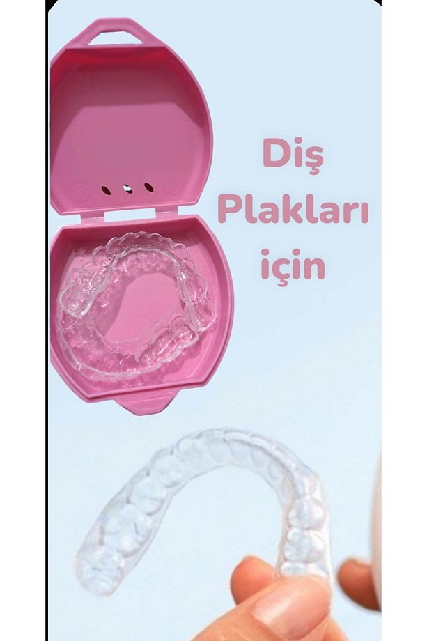 GECE PLAĞI SAKLAMA KUTUSU DİŞ PLAK KABI (2 ADET) - 1