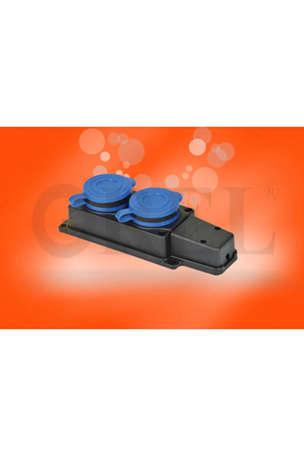 1x16 Monofaze Kauçuk 2'li Grup Priz 1 Adet - 1