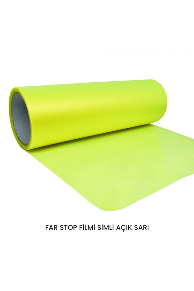 Foil Far Stop Film 30 Cm. X 10 Mt. Silvery Light Yellow