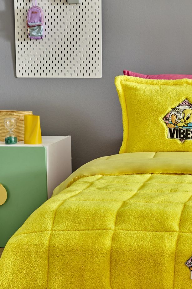 Looney Tunes Tweety Bird Tek Kişilik Comfort Set Sarı - 2