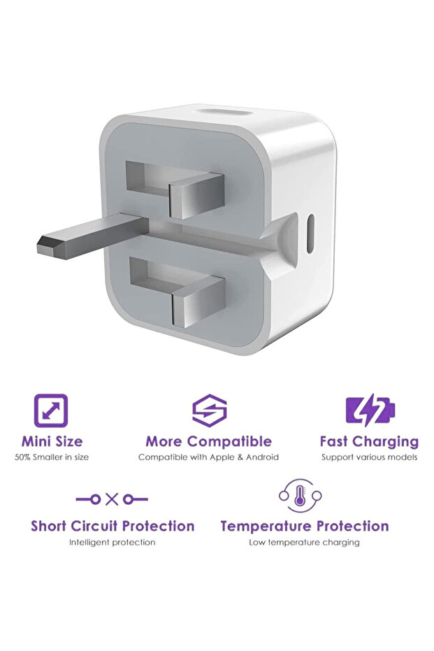 20W Usb-C Power Charger Adapter Usb Power Adapter - 5