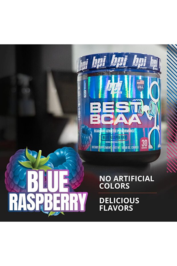 BEST BCAA 30SERV BLU RASPBERRY 300G - 5