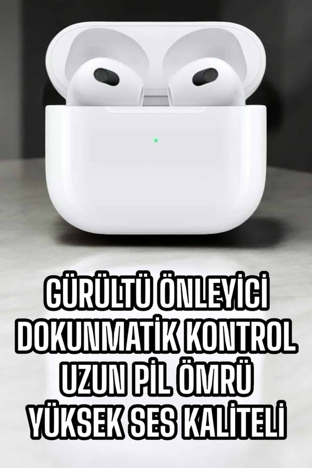 Bluetooth Kulaklık 3.Nesil Kablosuz Uzun Pil Ömrü Dokunmatik Kontrol - 4