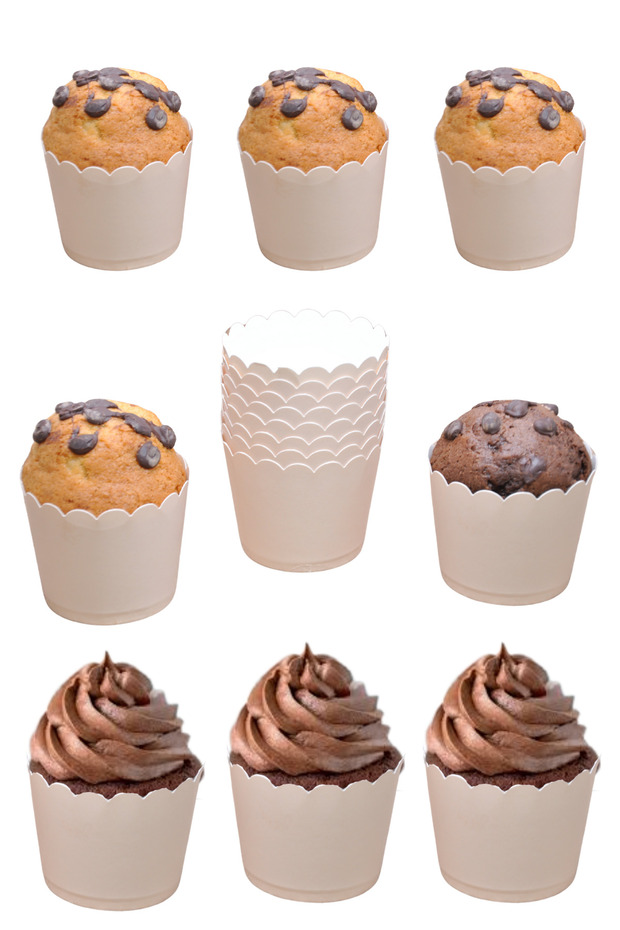 Cupcake Mold & Cake Capsule & Birthday Party & Muffin Cake Mold & 25-Piece Cake Mold