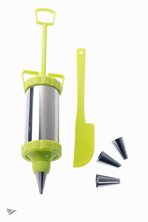 مجموعة مضخة الضغط العملية - جهاز تزيين الكيك باللون الأخضر - 5