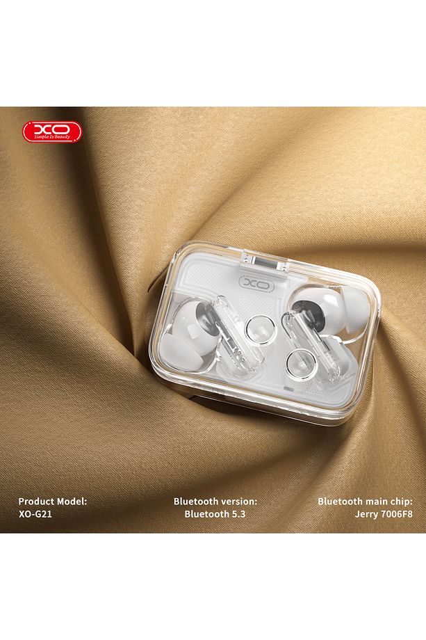 Kablosuz Bluetooth Kulaklık G21,ANC&ENC Gürültü Engelleme,380mAh Kutu,iPhone & Android İle Uyumlu - 4