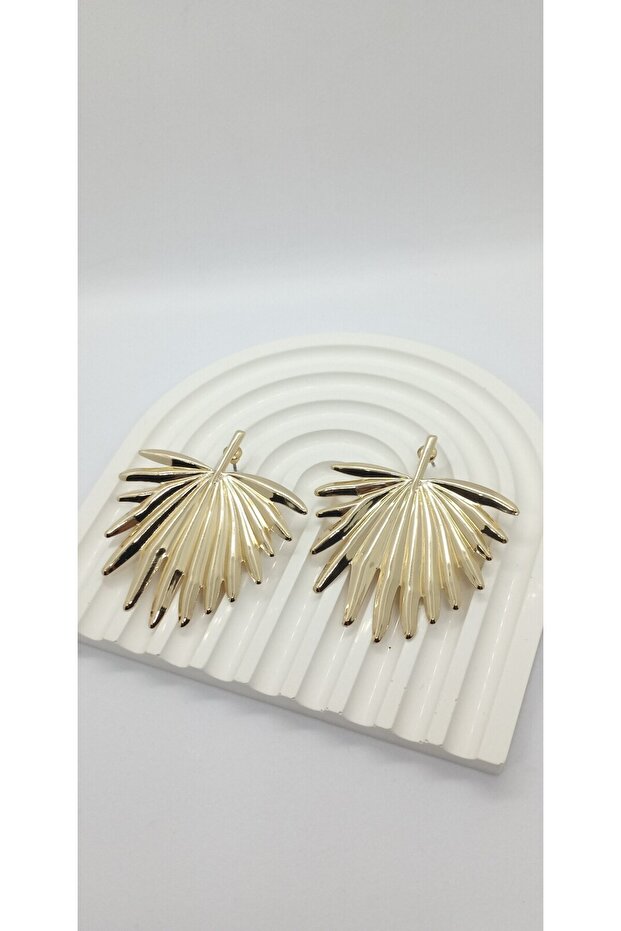 أقراط نمط ورقة - 1