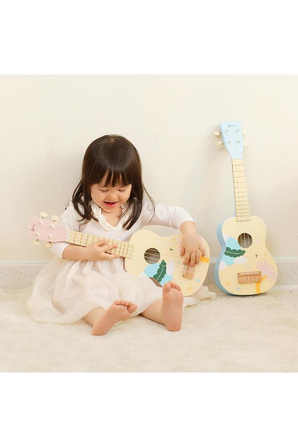 Ahşap Iris Ukelele - Pembe - 4