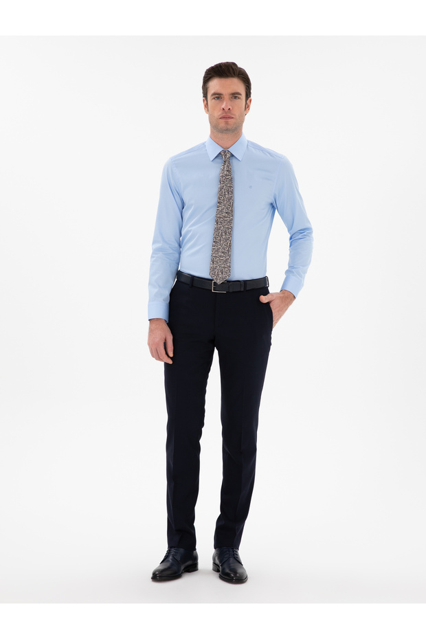 Mavi Slim Fit Klasik Yaka Basic Gömlek 50304037-VR036 - 4
