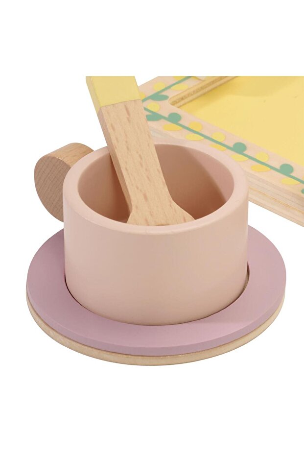 Grace Ahşap Çay Seti - 4