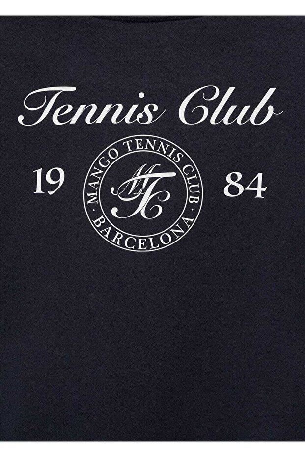 Patterned cotton message t-shirt - 7