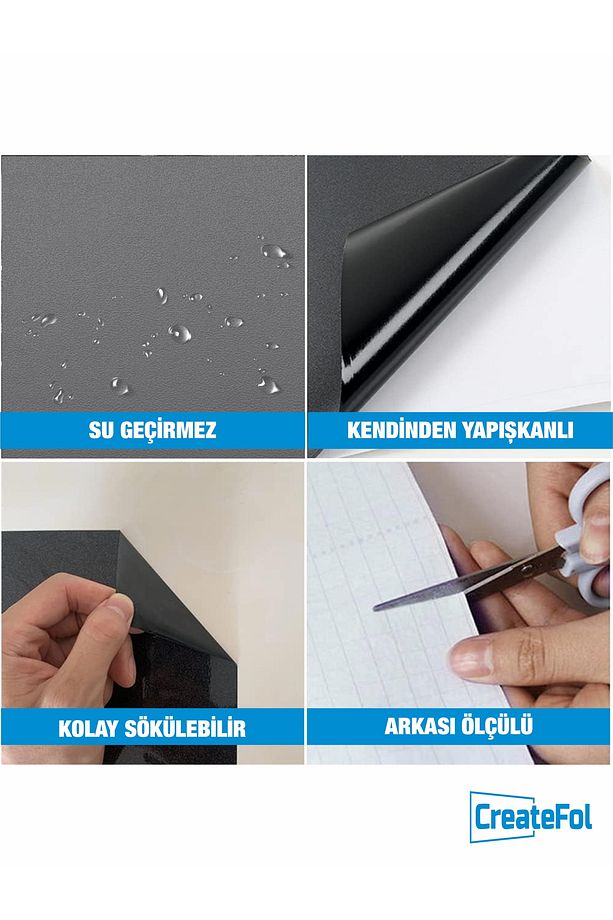 Yapışkanlı Folyo Mutfak Dolap Ve Mobilya Kaplama Folyosu 61x100 2 adet ve üzeri tek - 4