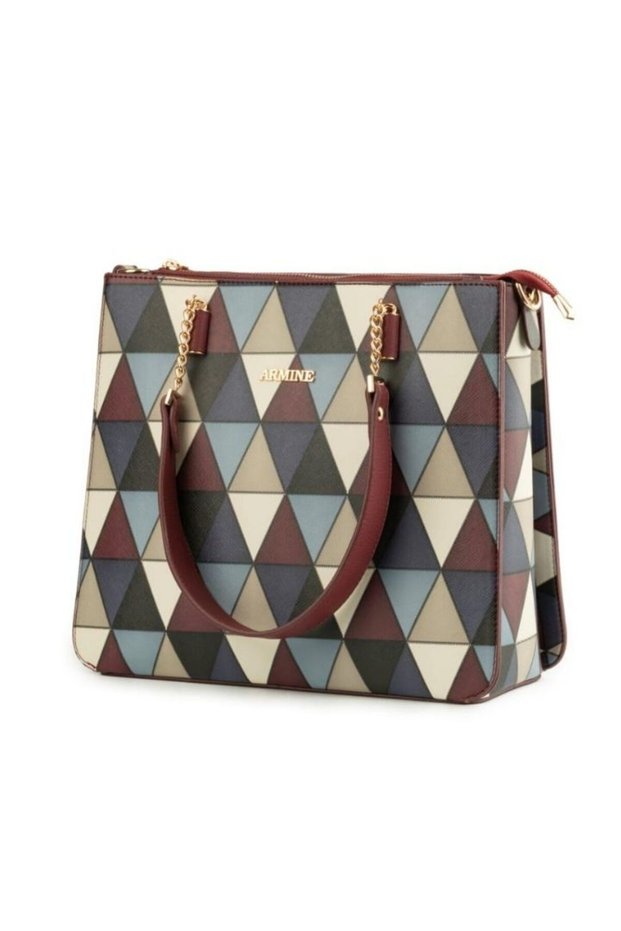 Armi̇ne 362 Plaid Women's Shoulder Bag