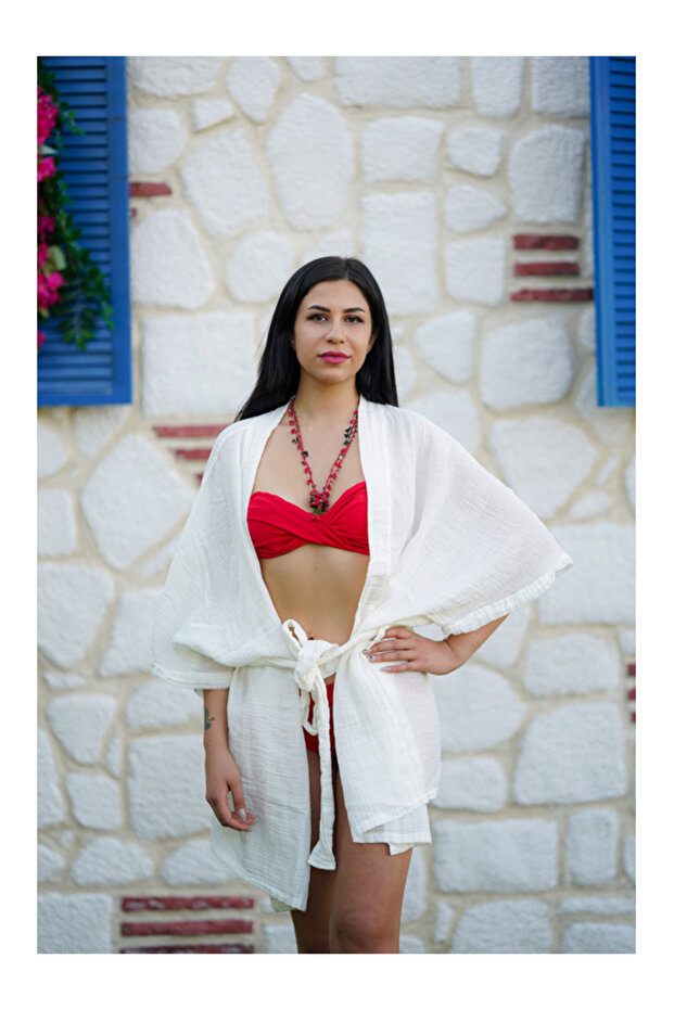 Muslin Short Kimono