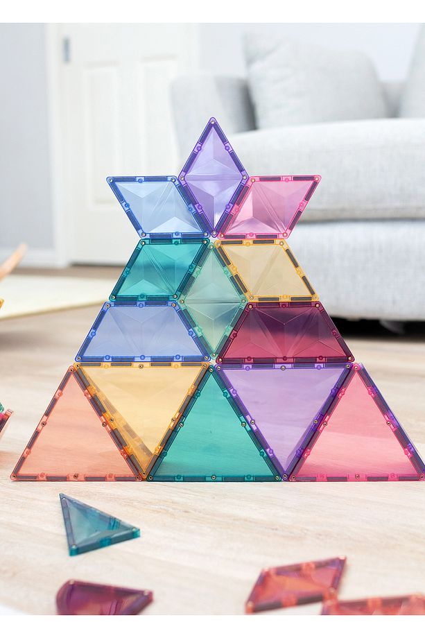 Pastel Shape Expansion Manyetik Bloklar 48 Parça Yapı Oyuncağı - 8