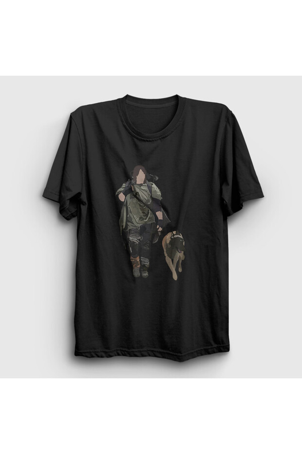Unisex Black Daryl Dixon V3 the Walking Dead T-Shirt 52Zw