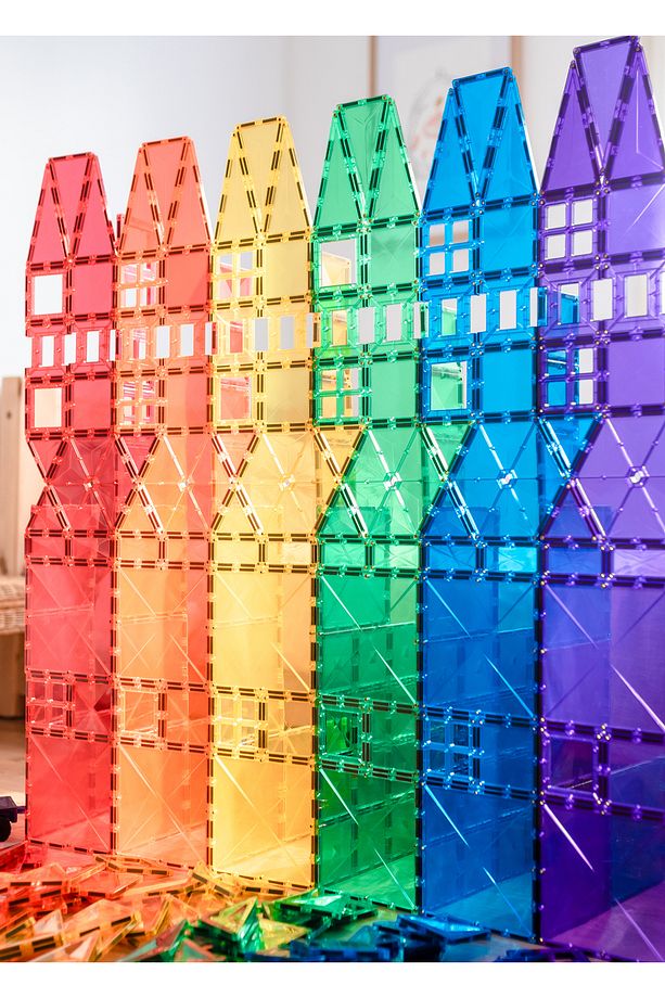 Rainbow Mega Manyetik Bloklar 212 Parça Yapı Oyuncağı - 7