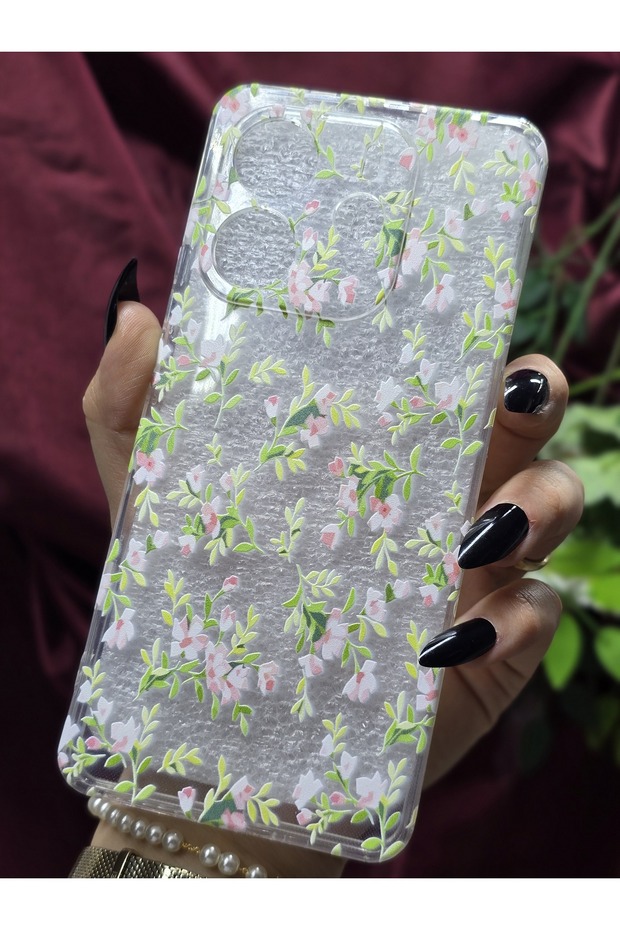 Xiaomi Redmi Note 14 4g Compatible Camera Protected Patterned Transparent Phone Case - 3