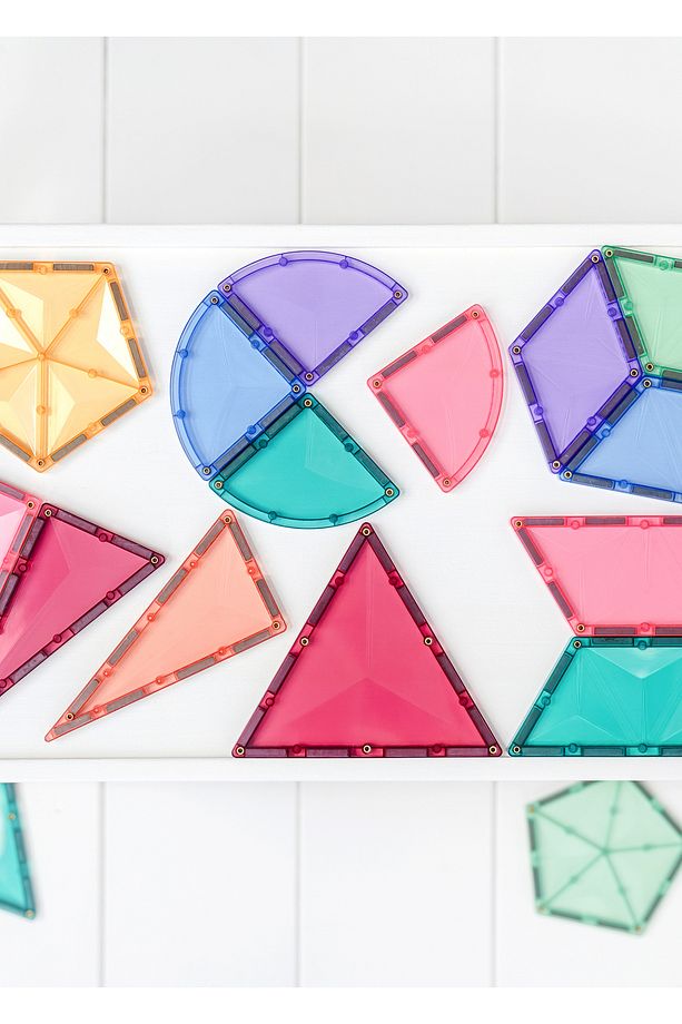 Pastel Shape Expansion Manyetik Bloklar 48 Parça Yapı Oyuncağı - 5