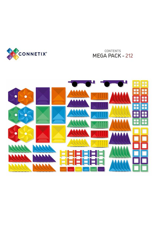 Rainbow Mega Manyetik Bloklar 212 Parça Yapı Oyuncağı - 3