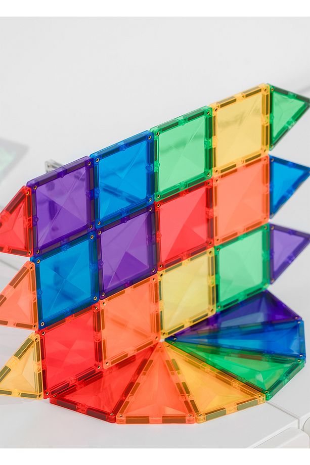 Rainbow Manyetik Bloklar 24 Parça Mini Yapı Oyuncağı - 7
