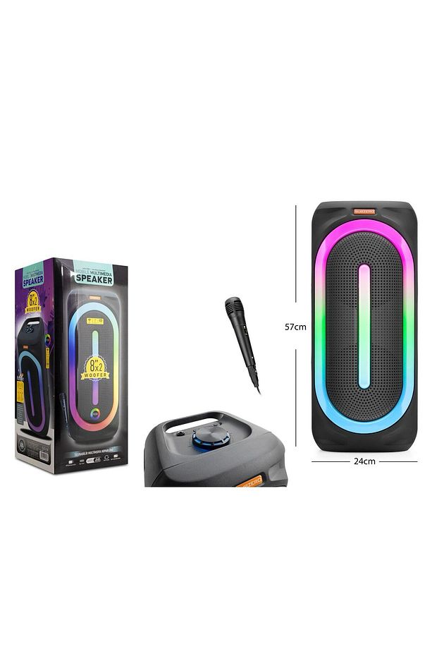Bluetooth Hoparlör Wr195 Rgb Bluetooth/usb/sd (TWS ÖZELLİĞİ) Müzik Kutusu - 1