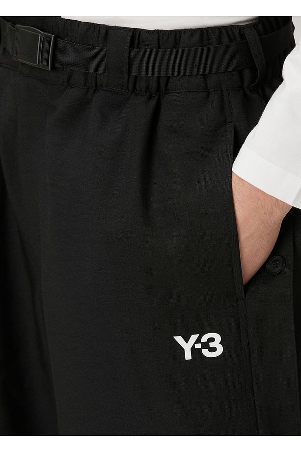 Uniform 3-Stripes Siyah Şort - 4
